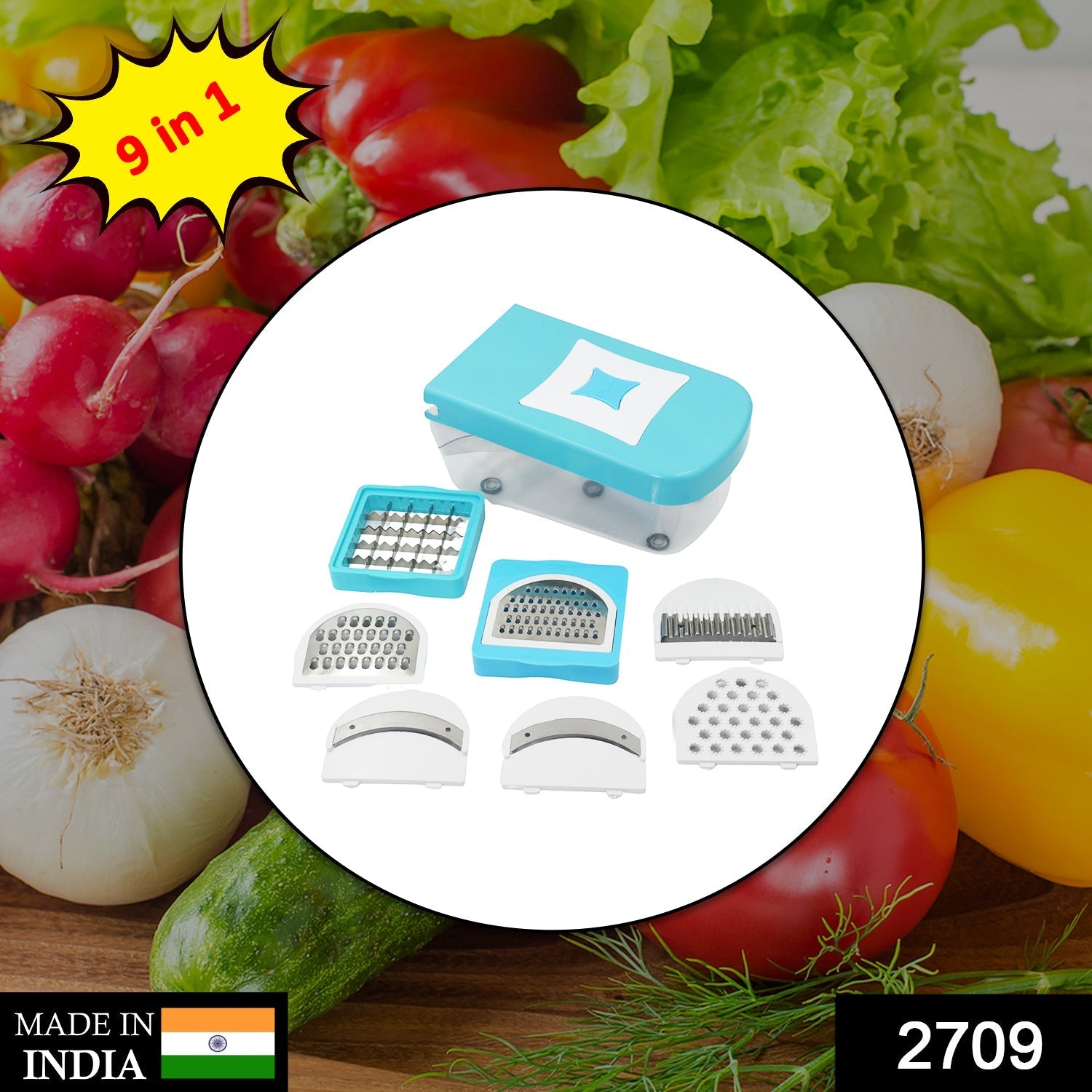 2709 9 in 1 Nicer Dicer used in all kinds of household and official kitchen purposes for cutting and slicing of various vegetables and fruits etc. 2709 9 in 1 Nicer Dicer used in all kinds of household and official kitchen purposes for cutting and slicing of various vegetables and fruits etc.